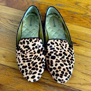 Birdie’s Leopard Slip Ons